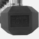 50 pound Rubber Dumbbell by Inspire Fitness